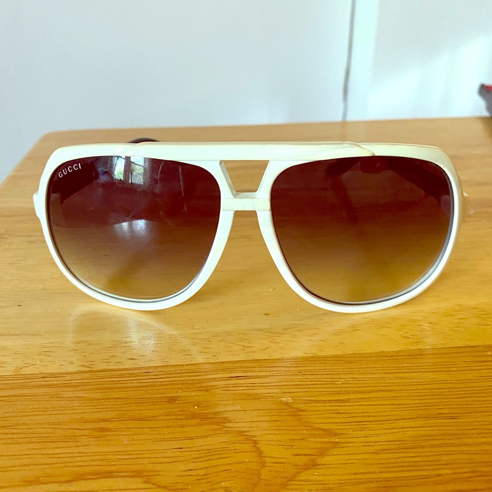 White Gucci Glasses